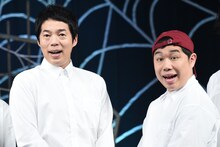 今田耕司（左）、霜降り明星せいや（右）。