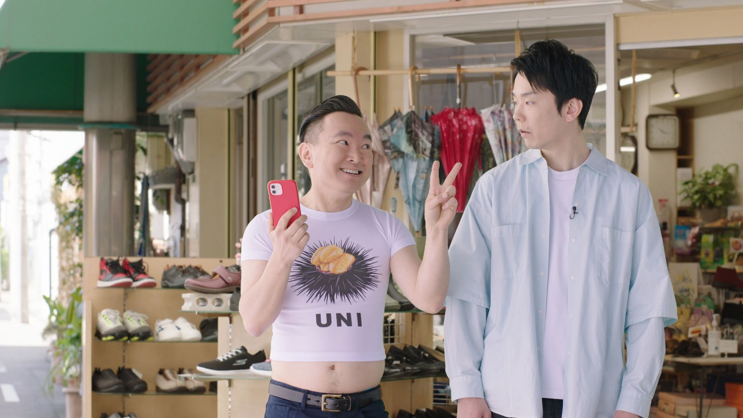 「丸井織物株式会社 Up-T『チビT篇』（15秒）」より。