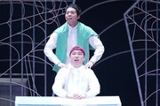 「てれびのおばけ」ゲネプロ公演の様子。