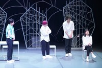 「てれびのおばけ」ゲネプロ公演の様子。