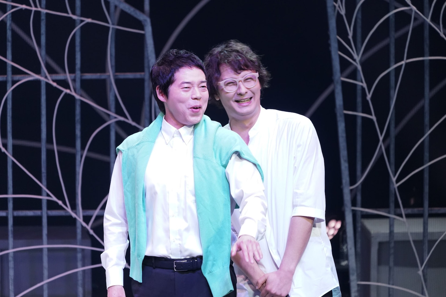 「てれびのおばけ」ゲネプロ公演の様子。