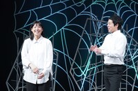 左から石井杏奈、今田耕司。