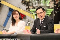小澤陽子アナとアリタ哲平。(c)フジテレビ