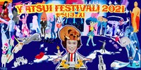 「YATSUI FESTIVAL! 2021」キービジュアル。（アートディレクション：太田雄介、イラストレーション：平井豊果）