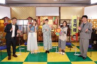（左から）ハライチ澤部、藤田ニコル、佐藤栞里、大久保佳代子、麒麟・川島。(c)フジテレビ