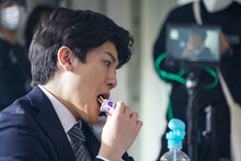 撮影中の土佐兄弟・有輝。