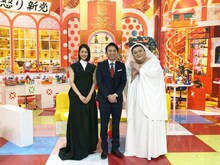 「マツコ＆有吉 かりそめ天国」に出演する（左から）夏目三久、有吉弘行、マツコ・デラックス。(c)テレビ朝日