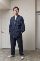 「みほとけ作務衣（銀座 蔦屋書店限定バージョン）」着用イメージ