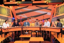 （左から）アンタッチャブル山崎、サンドウィッチマン、シソンヌ、アンタッチャブル柴田。(c)テレビ朝日