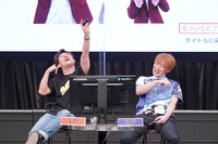 板橋ザンギエフ（右）を倒したジャングルポケットおたけ（左）。