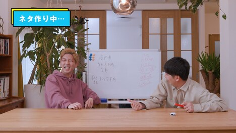 スペシャルコンテンツ「ニューヨークがおうちで漫才を作り反省するまでの全記録。」より。