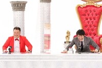 ブラックマヨネーズ小杉と千原ジュニア。(c)関西テレビ