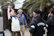 （左から）ハリウッドザコシショウ、永野、FUJIWARA。(c)フジテレビ