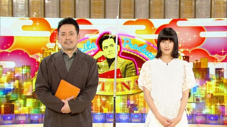 有田Pとゲストの橋本愛（右）。