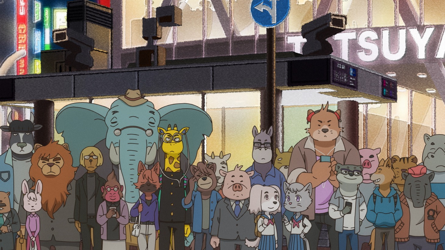 アニメ「オッドタクシー」より。