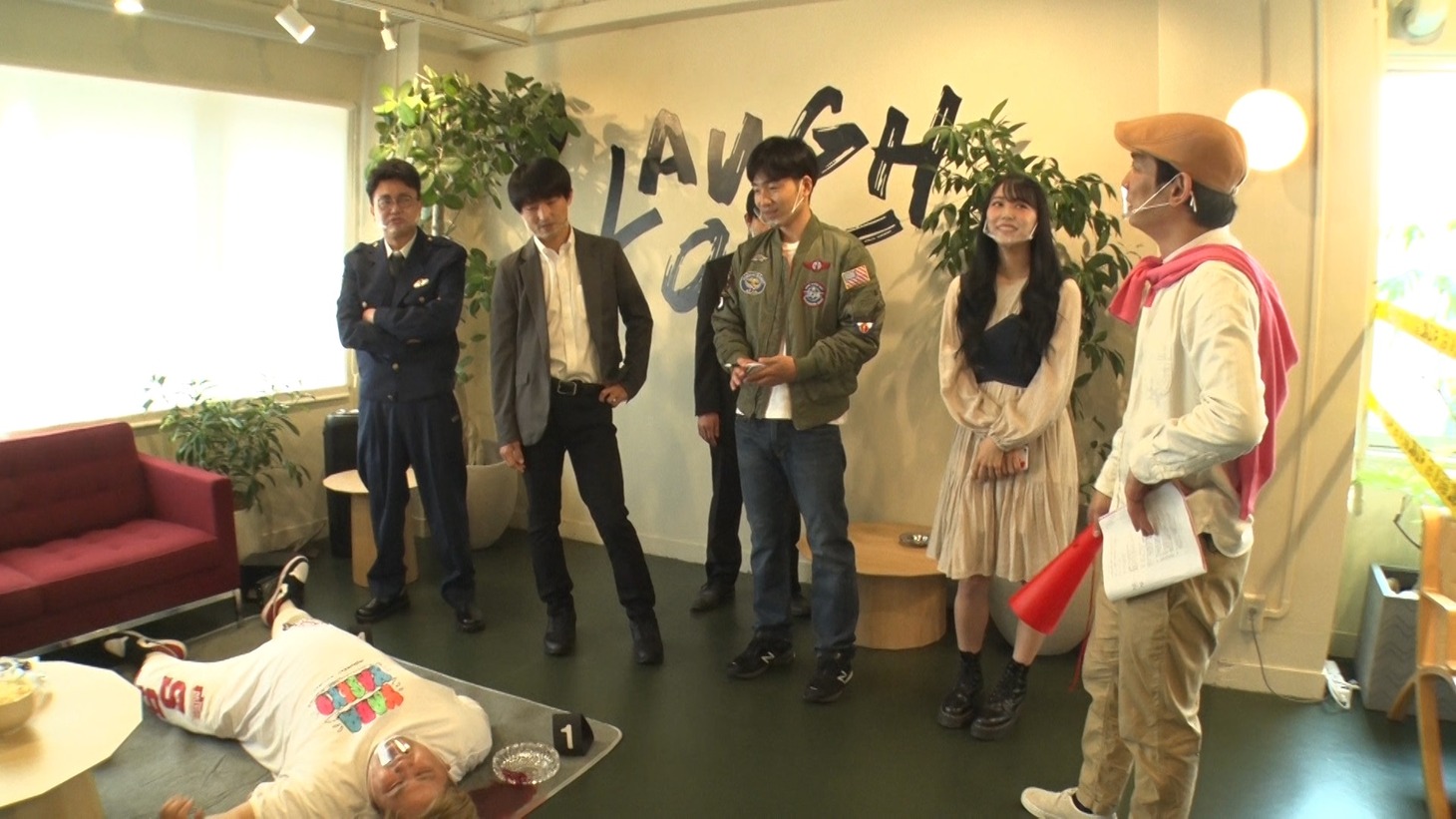 「銀シャリ＆ジャルジャルで映画とってもろてん 全鰻監督 鰻を止めるな！」のワンシーン。(c)ABCテレビ