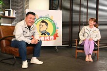 左からアンタッチャブル山崎、若槻千夏。