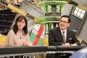 小澤陽子アナとアリタ哲平。(c)フジテレビ