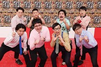 「キングオブコント2021」への出場を表明した（前列左から）マヂカルラブリー、おいでやすこが、（後列左から）ザ・マミィ、空気階段。(c)TBS