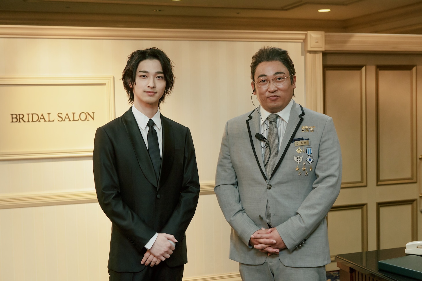 左から横浜流星、折尾豊。