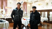 「加藤さんと山口くん THE テレビ」に出演する加藤浩次と山口一郎。(c)STV