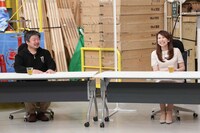 左から、ゲストのTBSドラマプロデューサー植田博樹氏、堀井美香アナウンサー。