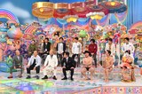 「アメトーーク！」に「ソニー芸人」として出演する（前列左から）バイきんぐ、錦鯉、ハリウッドザコシショウ、アキラ100%、コウメ太夫、（後列左から）やす子、キャプテン渡辺、だーりんず、マツモトクラブ、AMEMIYA、野田ちゃん。(c)テレビ朝日