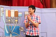 ユニット「もう中＆ピース」の1人として「ネタパレ」に出演する、もう中学生。(c)フジテレビ