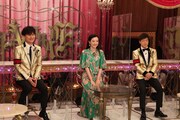（左から）南原清隆、永野芽郁、陣内智則。(c)フジテレビ