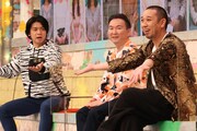 （左から）マヂカルラブリー・野田クリスタル、かまいたち山内、千鳥・大悟。(c)フジテレビ
