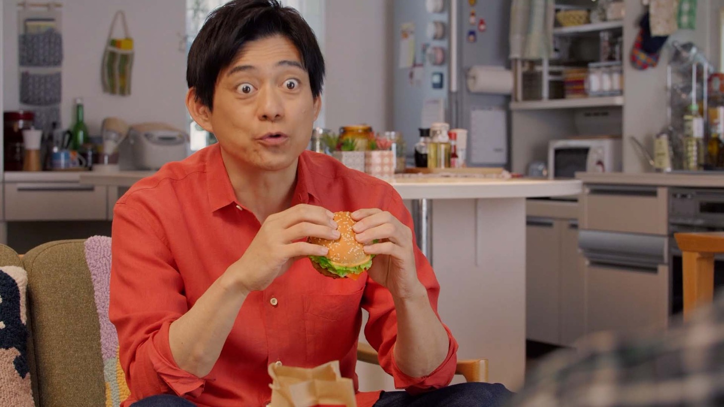 新CM「てりやきすぎて、すみません！」編より。