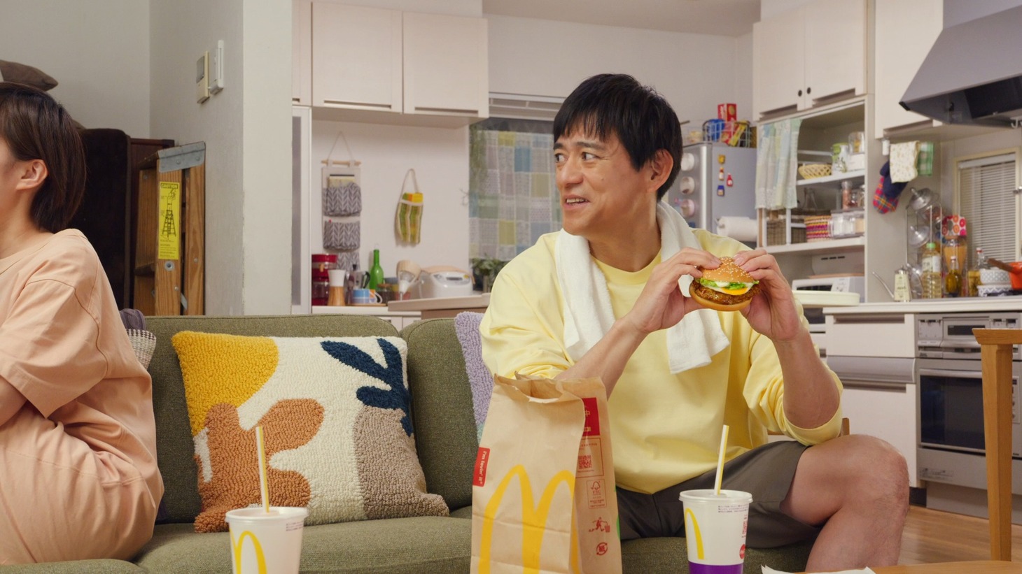 新CM「てりやきすぎて、すみません！」編より。
