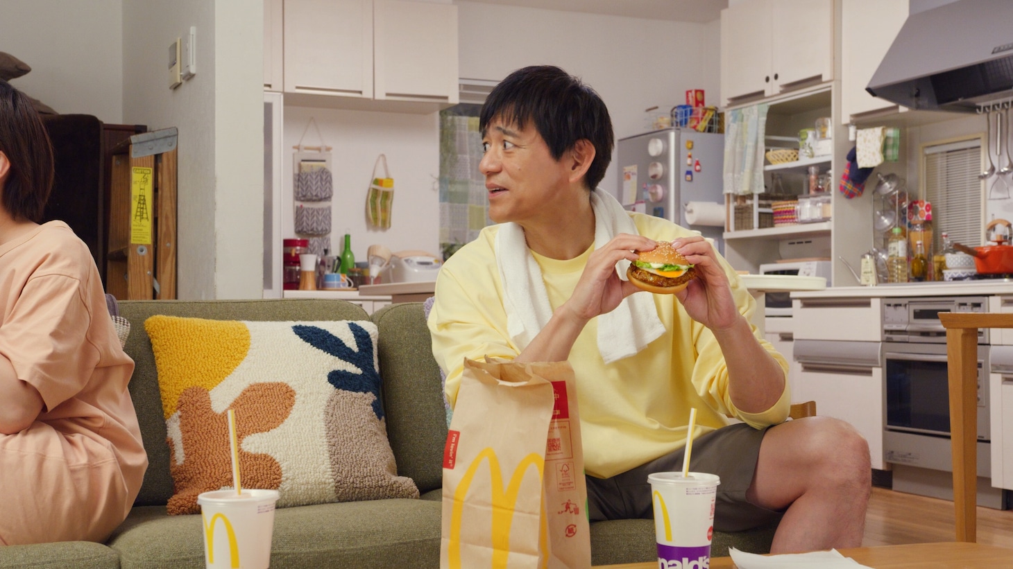 新CM「てりやきすぎて、すみません！」編より。