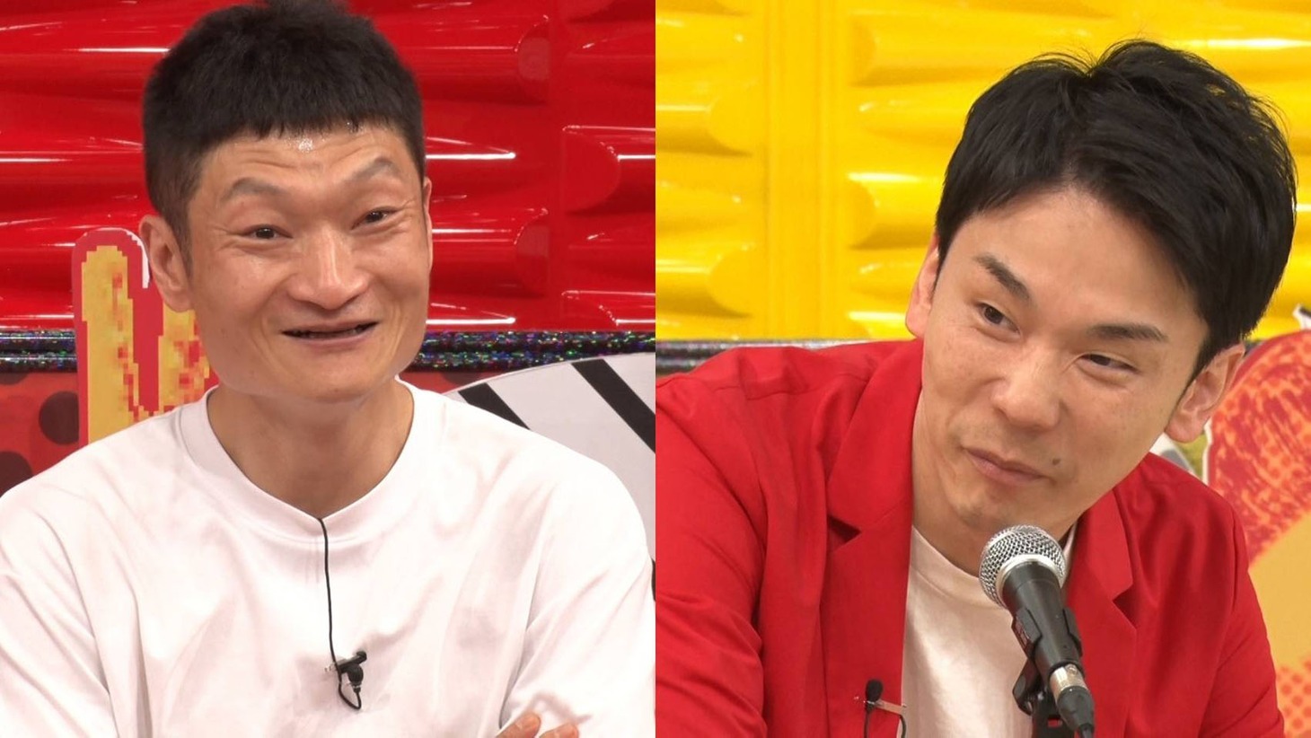 ザブングル加藤（左）とかまいたち濱家（右）。