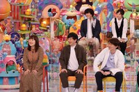 （前列左から）吉住、パンサー向井、三四郎・小宮、（後列左から）宮下草薙・草薙、蛙亭・岩倉。(c)テレビ朝日