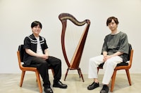 ラブレターズ溜口さん（左）とザ・ギース高佐さん（右）。