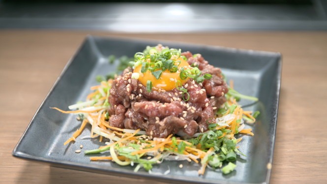番組に登場するラム料理。