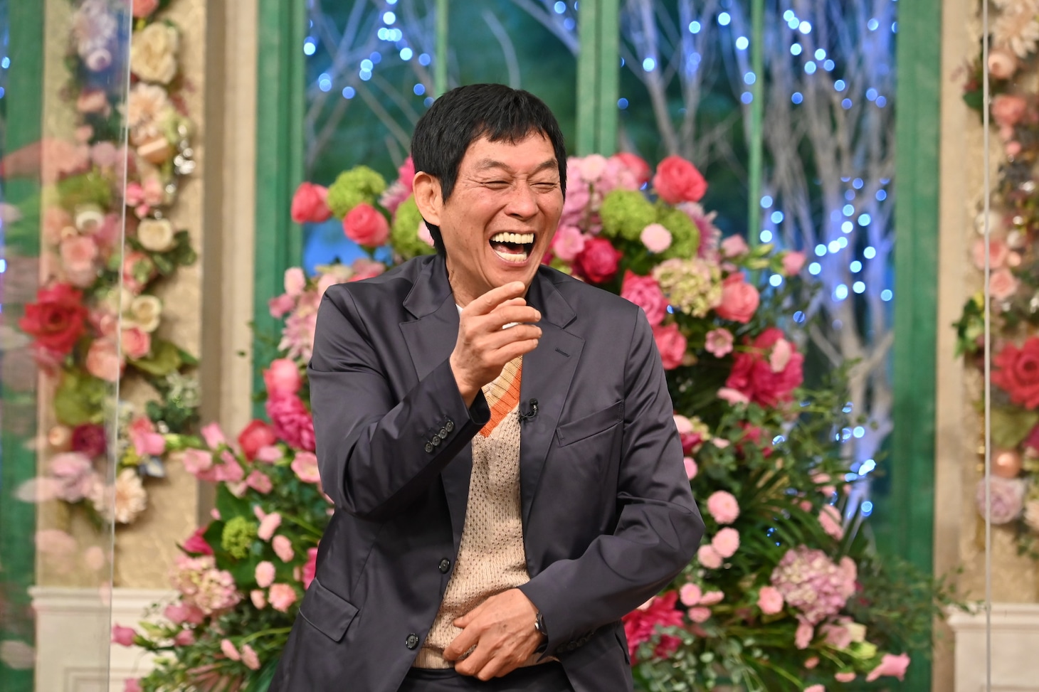 「徹子の部屋45周年スペシャル」にスペシャルゲストとして出演する明石家さんま。(c)テレビ朝日