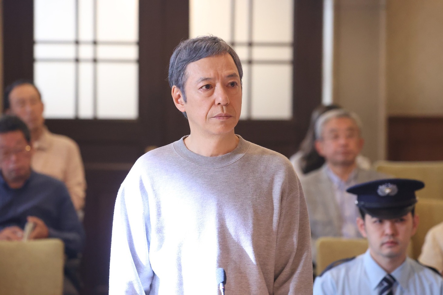 「イチケイのカラス」に出演する板尾創路。(c)フジテレビ