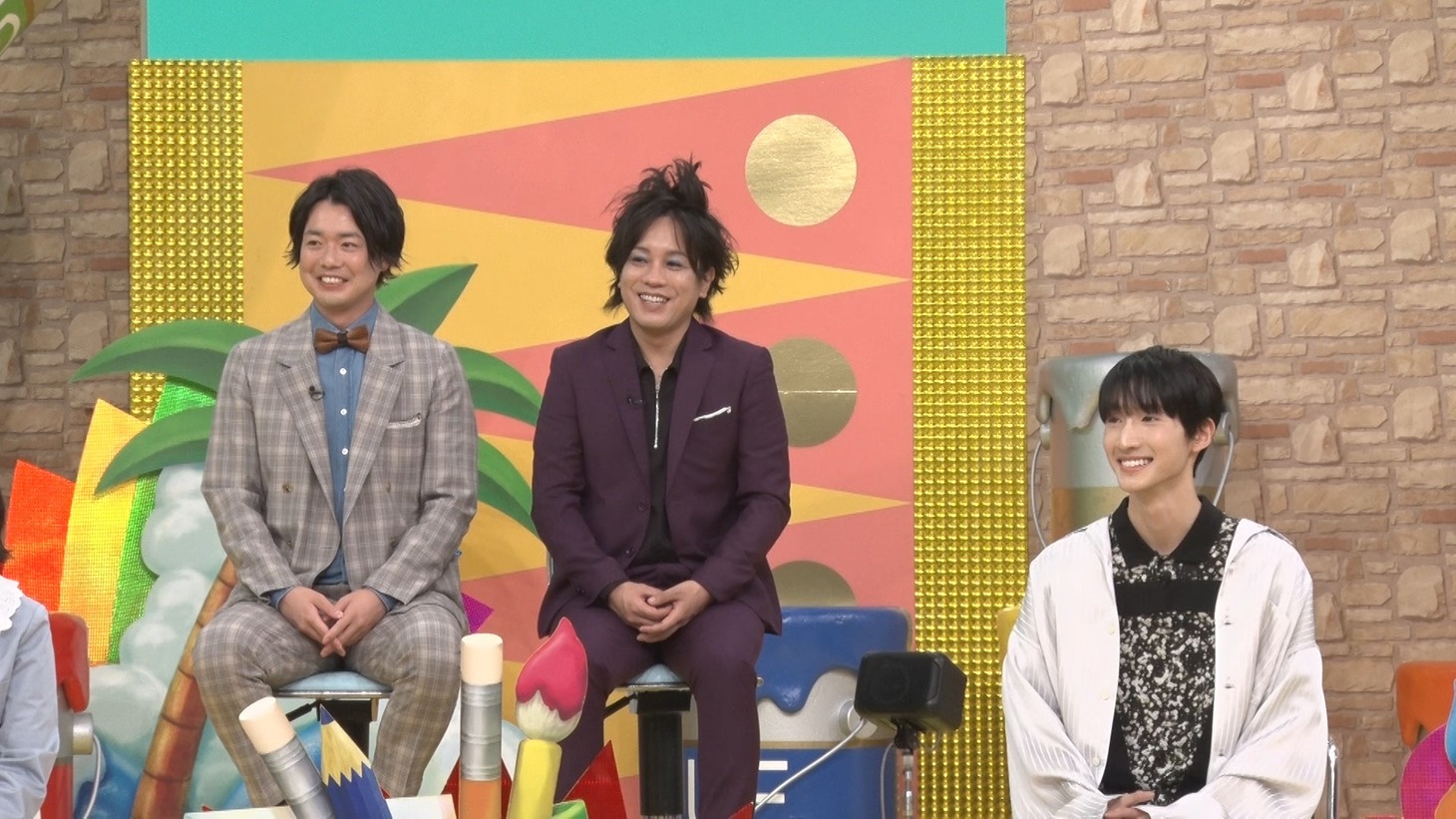 左からぺこぱ、緒形りょう。(c)日本テレビ