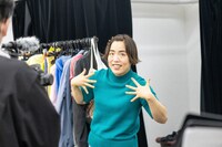 CM撮影中のゆりやんレトリィバァ。