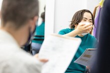 CM撮影中のゆりやんレトリィバァ。