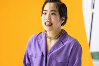 CM撮影中のゆりやんレトリィバァ。