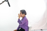 CM撮影中のゆりやんレトリィバァ。