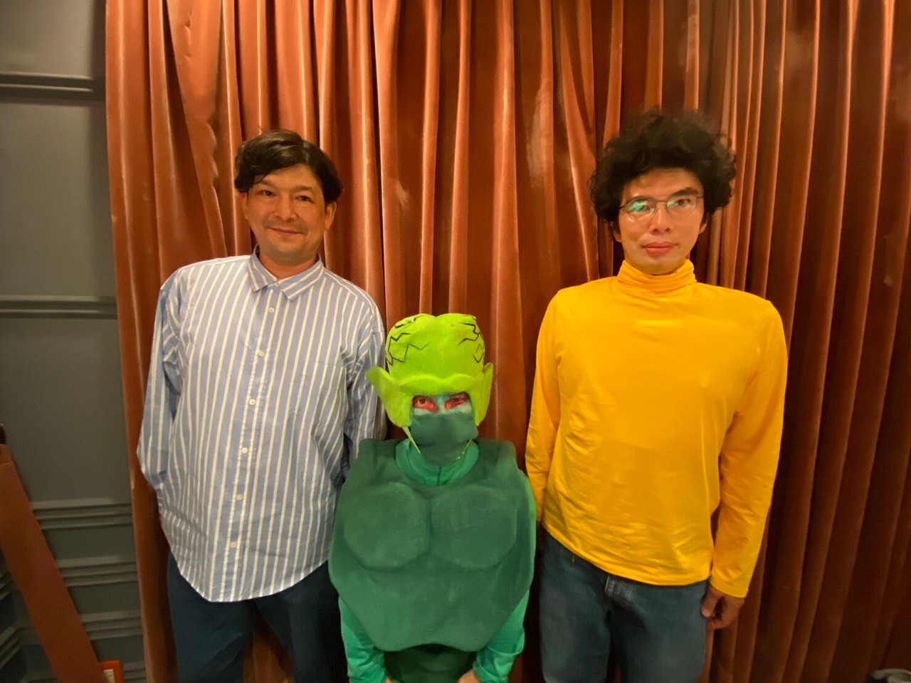 越田You、ツクロークン、片桐仁のトリオ「片桐クン」。