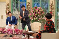 （左から）長嶋一茂、明石家さんま、黒柳徹子。(c)テレビ朝日