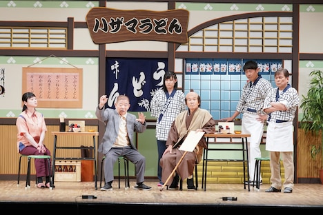 寛平座長新喜劇のワンシーン。