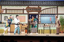 左から村上ショージ、ジミー大西、明石家さんま、間寛平。