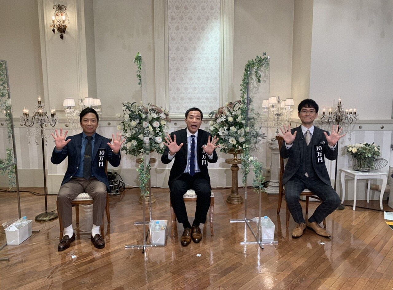 （左から）市川猿之助、ナイツ。(c)テレビ朝日