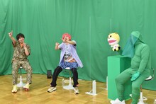 EXITとアンタッチャブル山崎。(c)フジテレビ